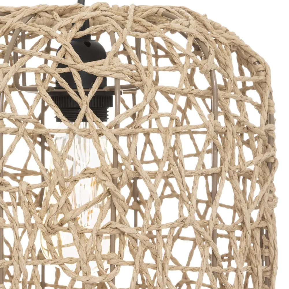 Atmosphera Suspension Corde Raahe Naturel D.28Cm- Lustres Et Suspensions