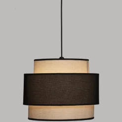 Atmosphera Suspension Coton Tika Noir D.38Cm- Lustres Et Suspensions