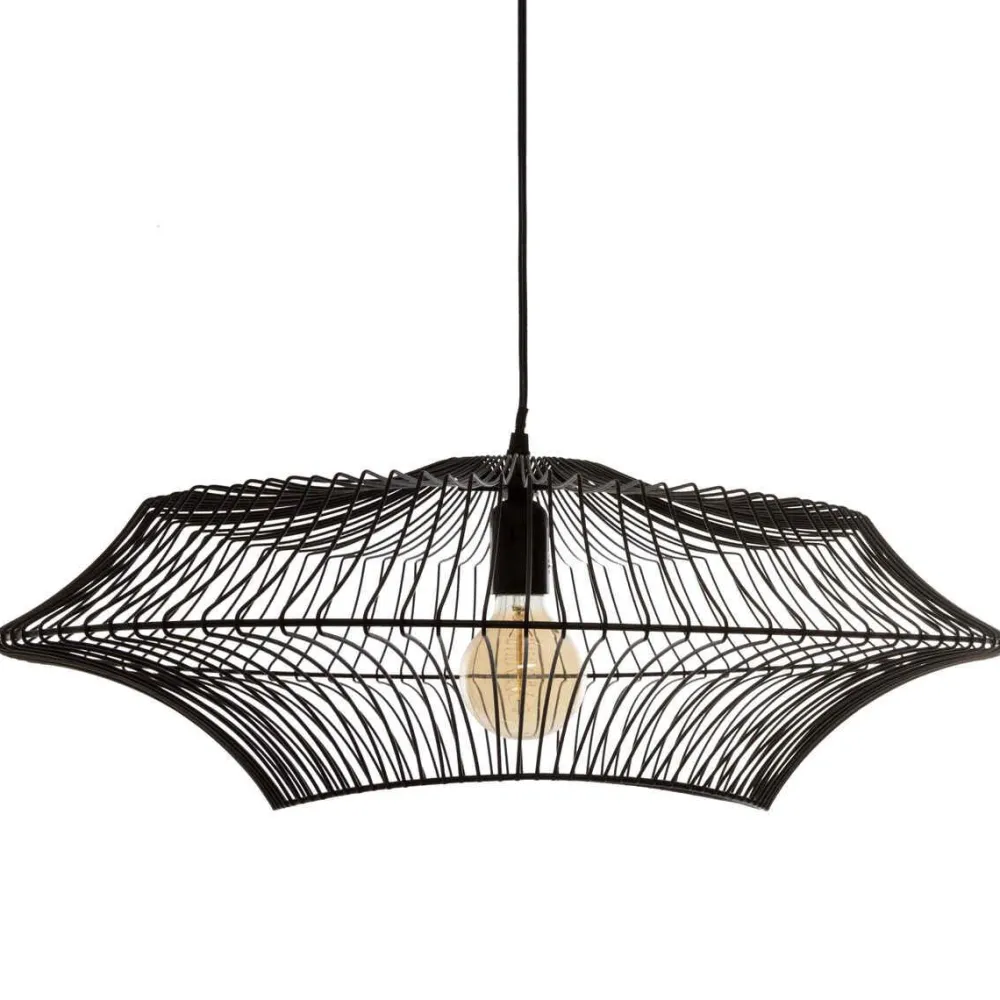Atmosphera Suspension Filaire Noir D.60Cm- Lustres Et Suspensions