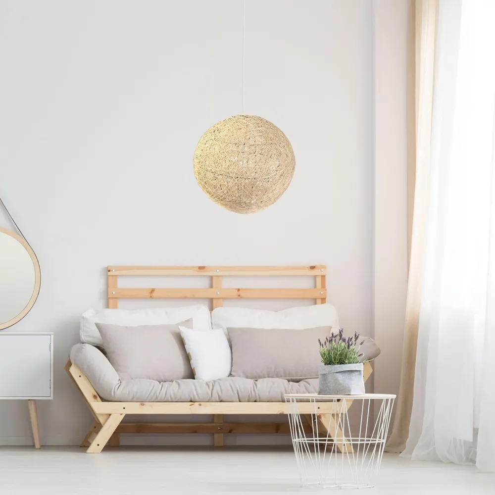 maxibazar Suspension Interieur Beige 30Cm- Lustres Et Suspensions