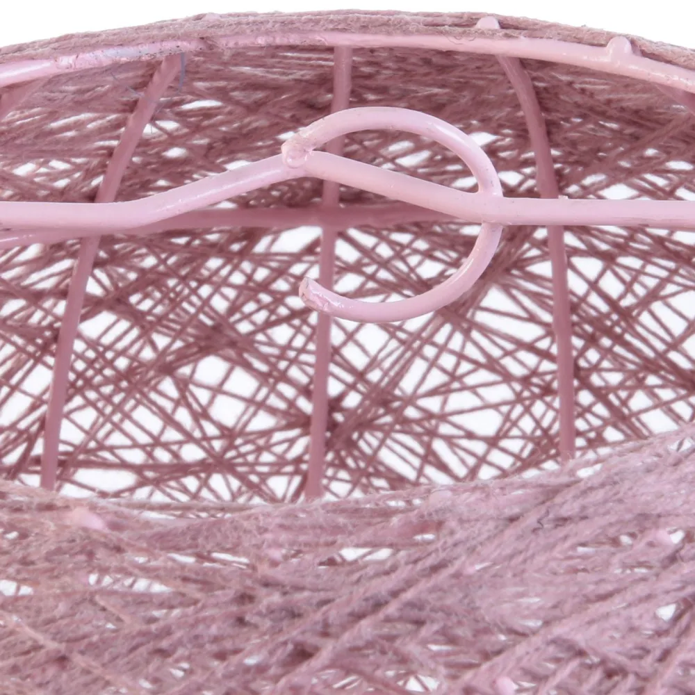 maxibazar Suspension Interieur Rose Poudre 30Cm- Lustres Et Suspensions