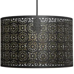 Atmosphera Suspension Metal Ajouree Gypsy Noir D.33Cm- Luminaires