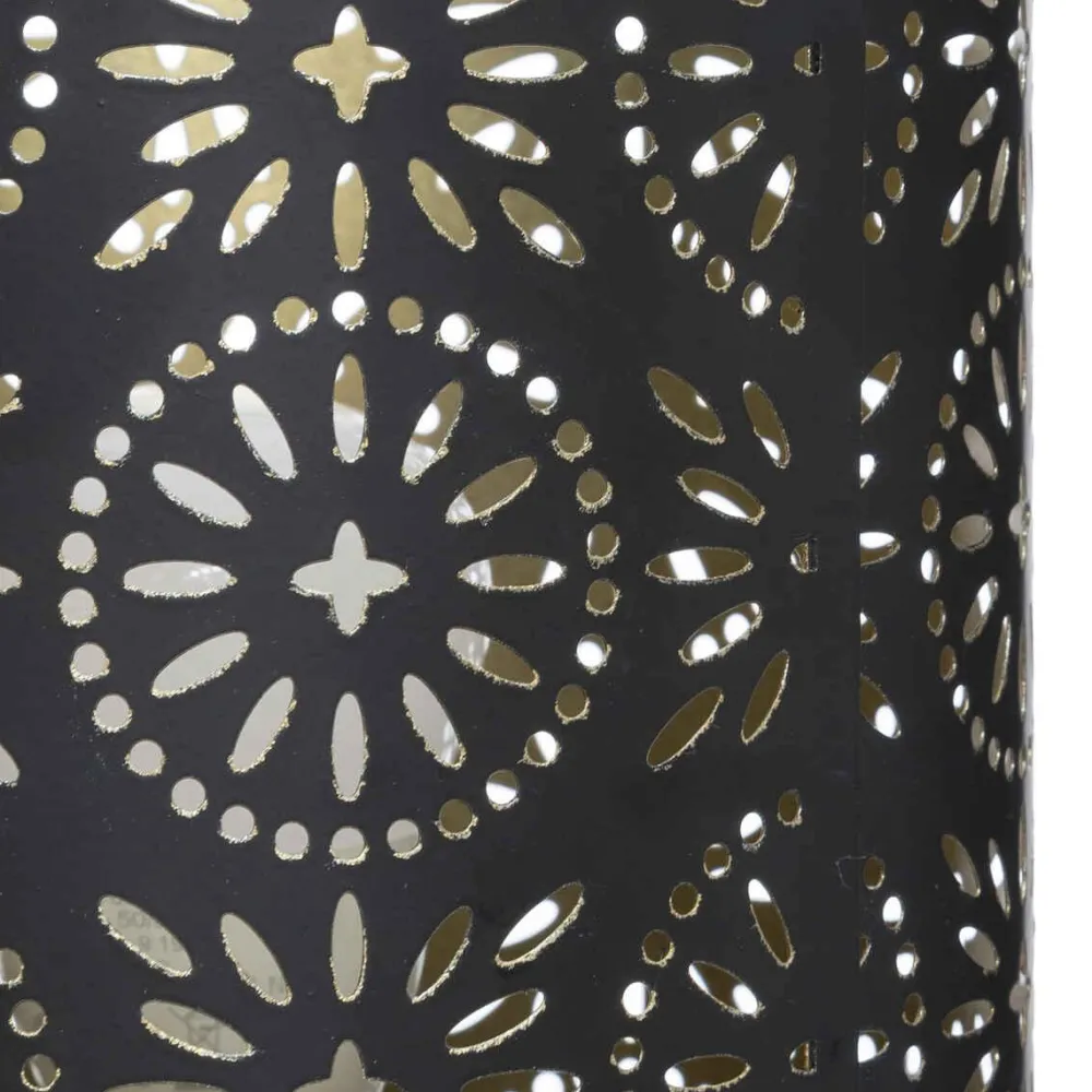 Atmosphera Suspension Metal Ajouree Gypsy Noir D.33Cm- Luminaires