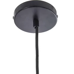 Atmosphera Suspension Metal Ajouree Gypsy Noir D.33Cm- Luminaires