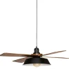 Atmosphera Suspension Metal Bois Cuba Noir 94Cm- Lustres Et Suspensions