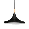 Atmosphera Suspension Metal Bois Deb Noir D.32Cm- Lustres Et Suspensions