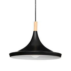 Atmosphera Suspension Metal Bois Deb Noir D.32Cm- Lustres Et Suspensions