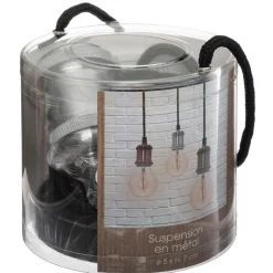 Atmosphera Suspension Metal Dore H.7Cm- Ampoules Deco