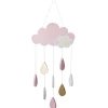 Atmosphera Suspension Nuage Rose- Objets De Decoration Pour Enfant
