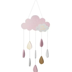 Atmosphera Suspension Nuage Rose- Objets De Decoration Pour Enfant