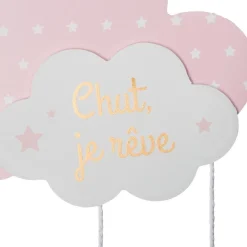 Atmosphera Suspension Nuage Rose- Objets De Decoration Pour Enfant