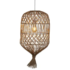 Atmosphera Suspension Rotin Milou Naturel D.38Cm- Luminaires