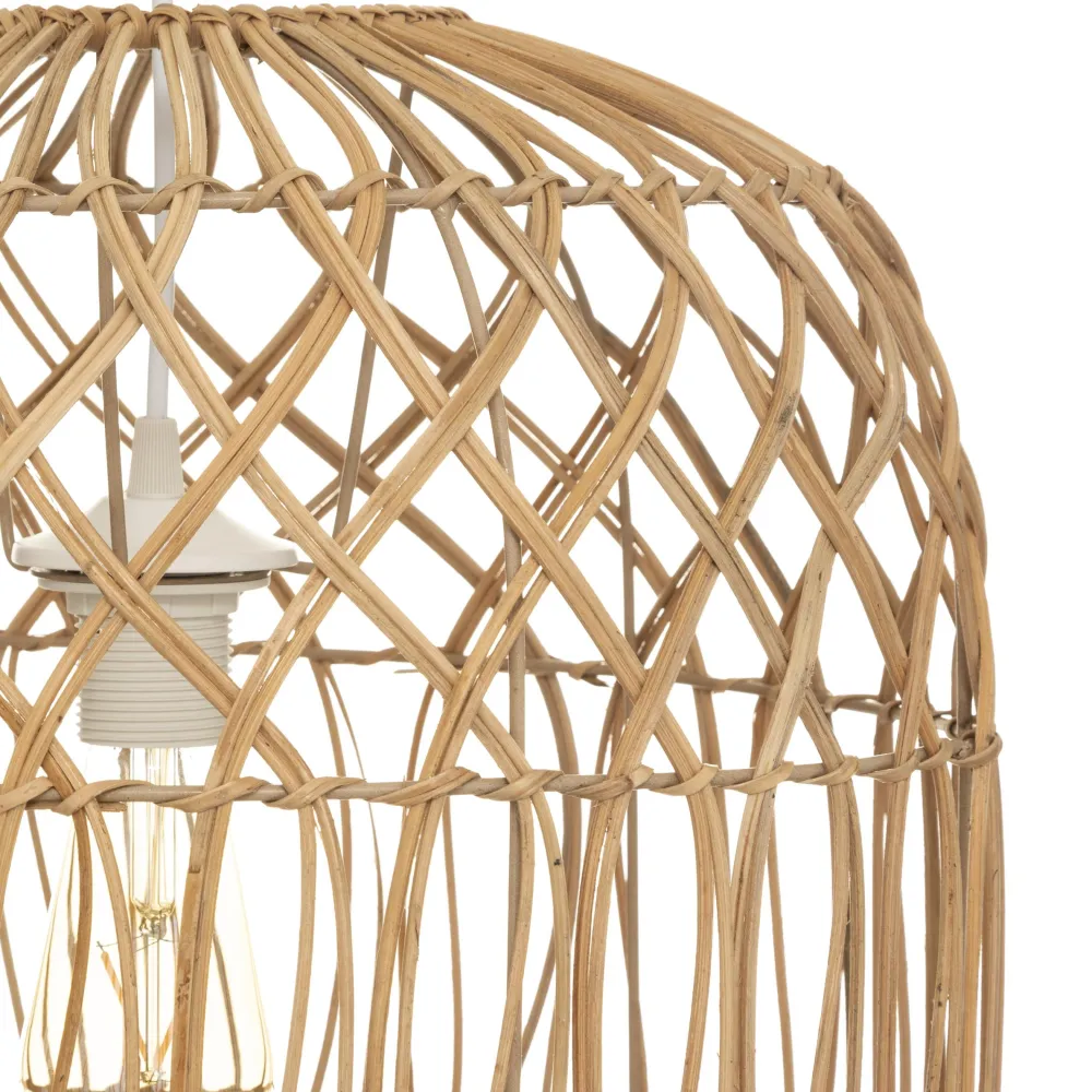 Atmosphera Suspension Rotin Milou Naturel D.38Cm- Luminaires