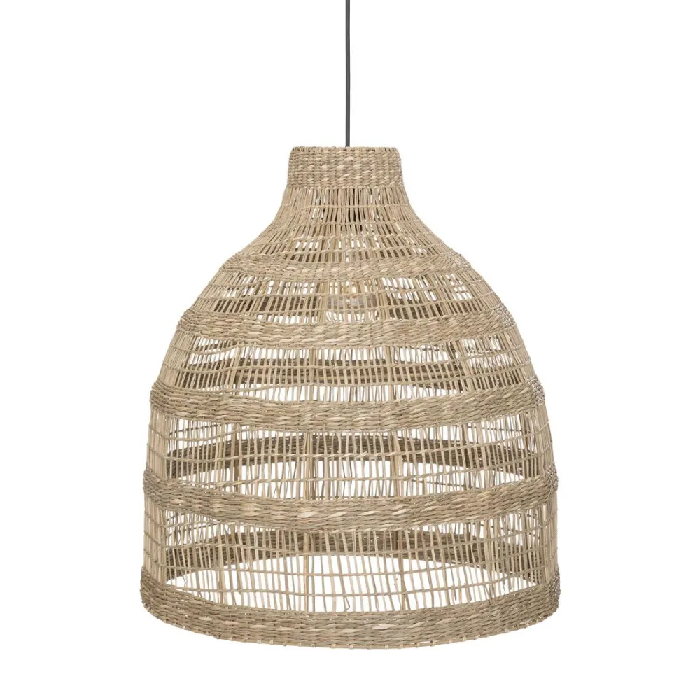 maxibazar Suspension Rotin Sea View Naturel D.45Cm- Luminaires
