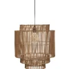 Atmosphera Suspension Rotin Wond Naturel D.39Cm- Luminaires