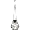 Atmosphera Éclairage Et Liminaire Extérieur>Suspension Solaire Fil Flave Noir H.20.5Cm