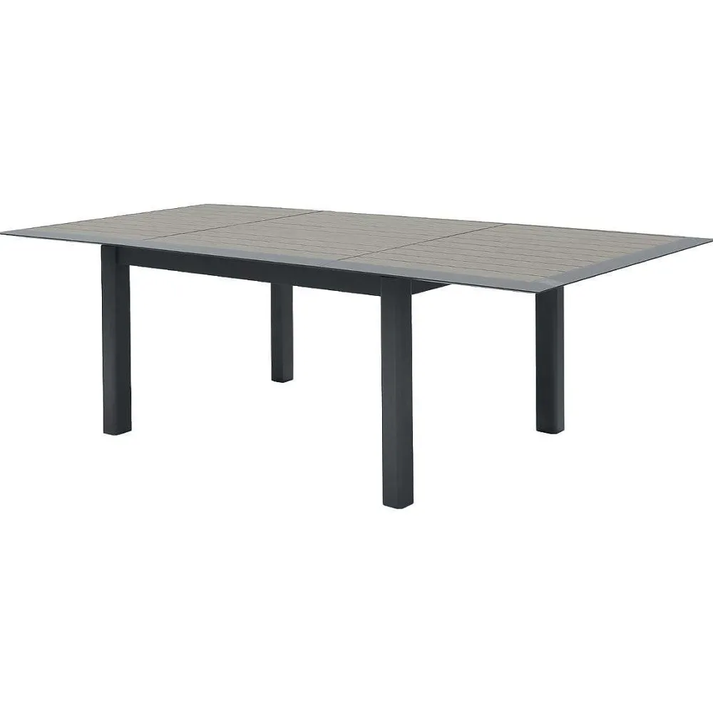 Hespéride Tables De Jardin>Table Allure Aluminium Muscade Graphite 10 Places