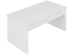* Tables Basses></noscript>Table Avec Plateau Relevable Melamine Blanc