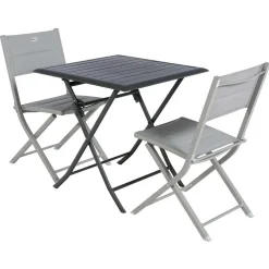 Hespéride Tables De Jardin>Table Azua Pliante Aluminium Graphite 2 Places