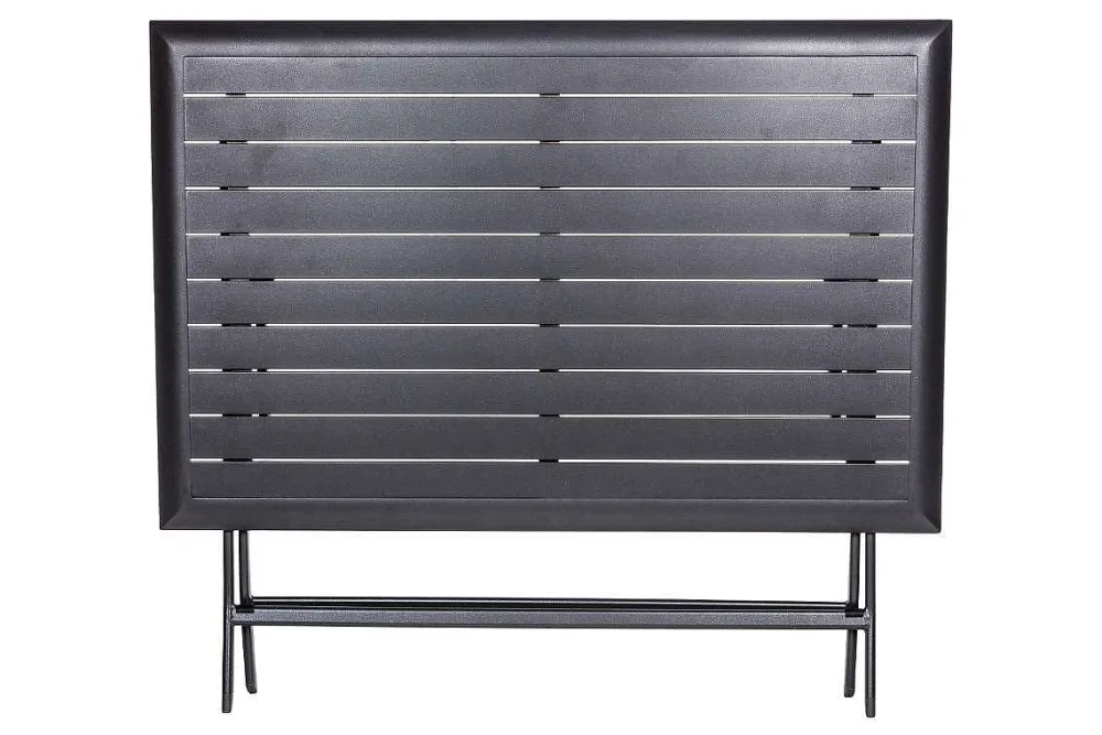 Hespéride Tables De Jardin>Table Azua Pliante Aluminium Graphite 4 Places