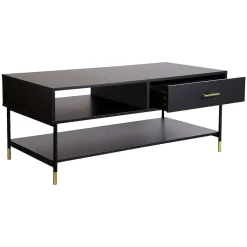 * Tables Basses>Table Basse 2 Tiroirs Tedy