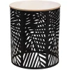 Atmosphera Bouts De Canapé>Table Cafe Feuille Noir D.39X39X45Cm