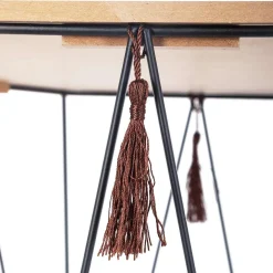 Atmosphera Bouts De Canapé>Table Cafe Metal Octogonal Kumi Ethnique