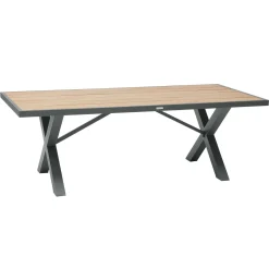Hespéride Tables De Jardin>Table Emperia Acacia Aluminium 8 Places