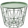 * Tables De Jardin>Table Filaire Metal Vert D.50Cm