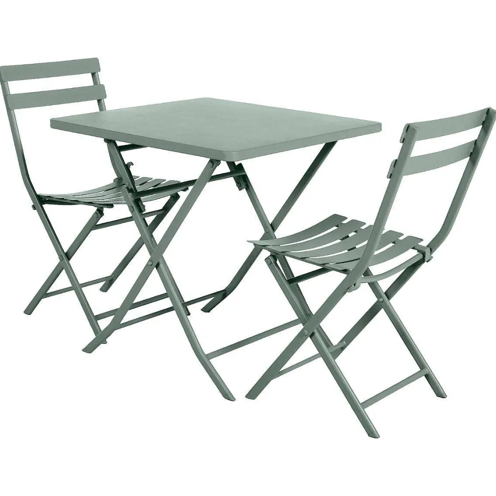 Hespéride Tables De Jardin>Table Greensboro Carree Olive 2 Places