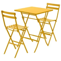 * Tables De Jardin></noscript>Table Greensboro Haute Carre Moutarde 2 Places