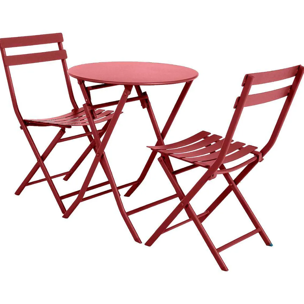 Hespéride Tables De Jardin>Table Greensboro Ronde Groseille 2 Places