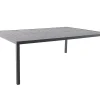 Hespéride Tables De Jardin>Table Piazza Fixe Rectangle Aluminium Graphite 8 Places