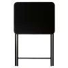 Five Tables Pliantes>Table Pliante 48X38Cm Noir H.64Cm