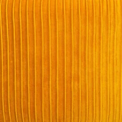 Atmosphera Tabourets>Tabouret Appoint Velours Solaro Ocre