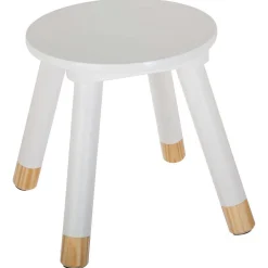 Atmosphera Fauteuil Enfant></noscript>Tabouret Douceur Blanc