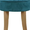 Atmosphera Tabourets>Tabouret Velours Duck Adriel