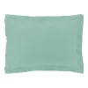 maxibazar Taie D Oreiller Vp 50X70Cm Percale 78 Fils Sauge- Taies D'Oreillers Et De Traversins