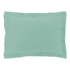 maxibazar Taie D Oreiller Vp 50X70Cm Percale 78 Fils Sauge- Taies D'Oreillers Et De Traversins