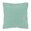 maxibazar Taie D Oreiller Vp 63X63Cm Percale 78 Fils Sauge- Taies D'Oreillers Et De Traversins