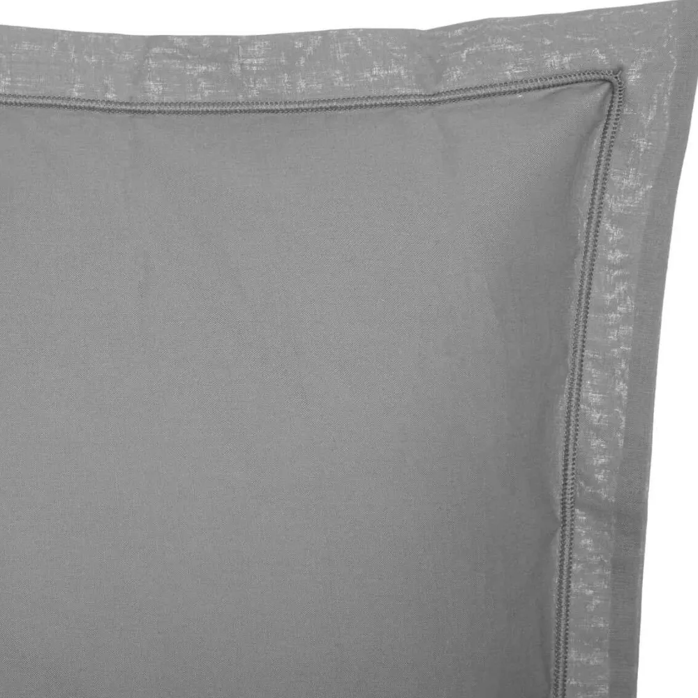 Atmosphera Taie Oreiller Gris 50X70Cm- Taies D'Oreillers Et De Traversins