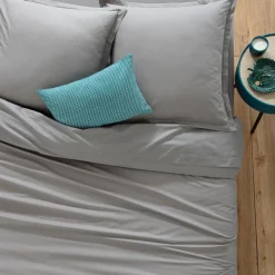 Atmosphera Taie Oreiller Gris 50X70Cm- Taies D'Oreillers Et De Traversins