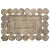 Atmosphera Tapis Ajoure En Jute 60X90Cm- Tapis Deco