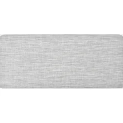 maxibazar Tapis Andy 50X120Cm Vinyle Aspect Chine Gris Clair- Tapis De Cuisine