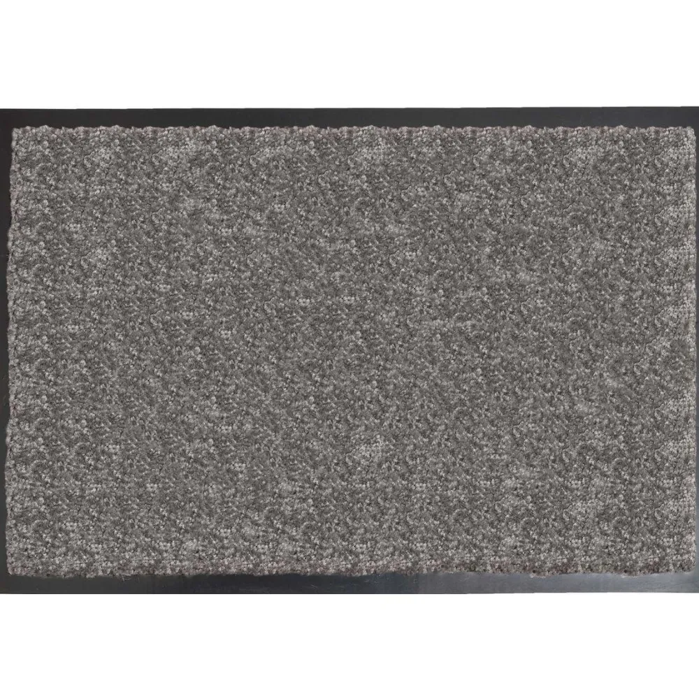 maxibazar Tapis Baptiste 60X80Cm Polyamide Pvc Taupe- Tapis D'Entree Et Paillassons