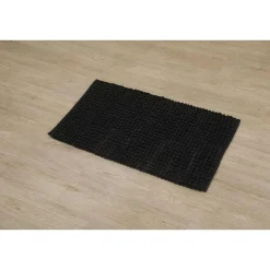 Tapis De Salle De Bain Et Wc|* Tapis Boules 50X90Cm Noir