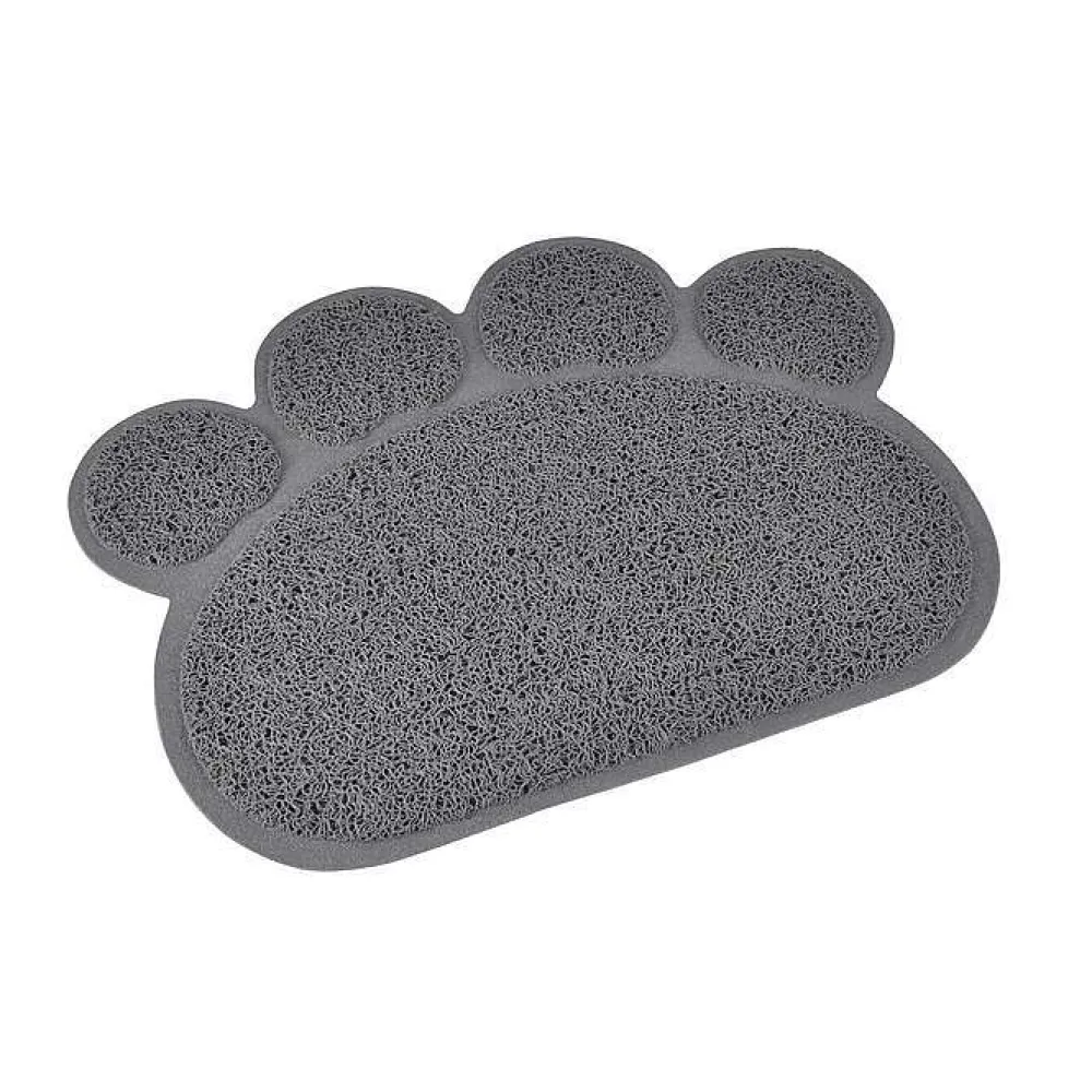 Repas Et Accessoires|* Tapis Chat Gris 30X40Cm