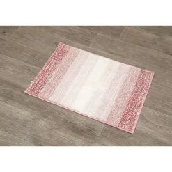 Tapis De Salle De Bain Et Wc|* Tapis Chine Microfibre 50X70Cm Degrade Rose