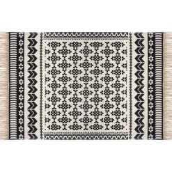 maxibazar Tapis Coton Delhi 120X170Cm- Tapis Deco