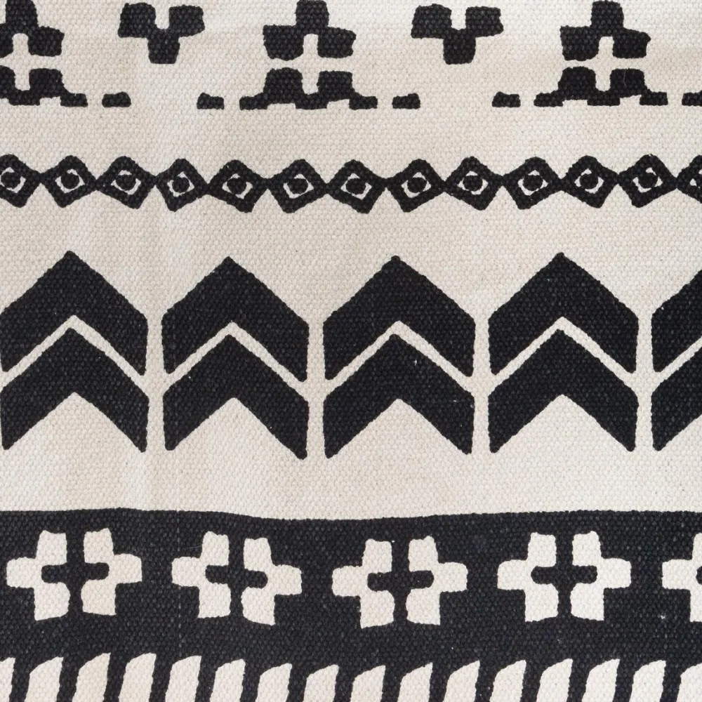 maxibazar Tapis Coton Delhi 120X170Cm- Tapis Deco